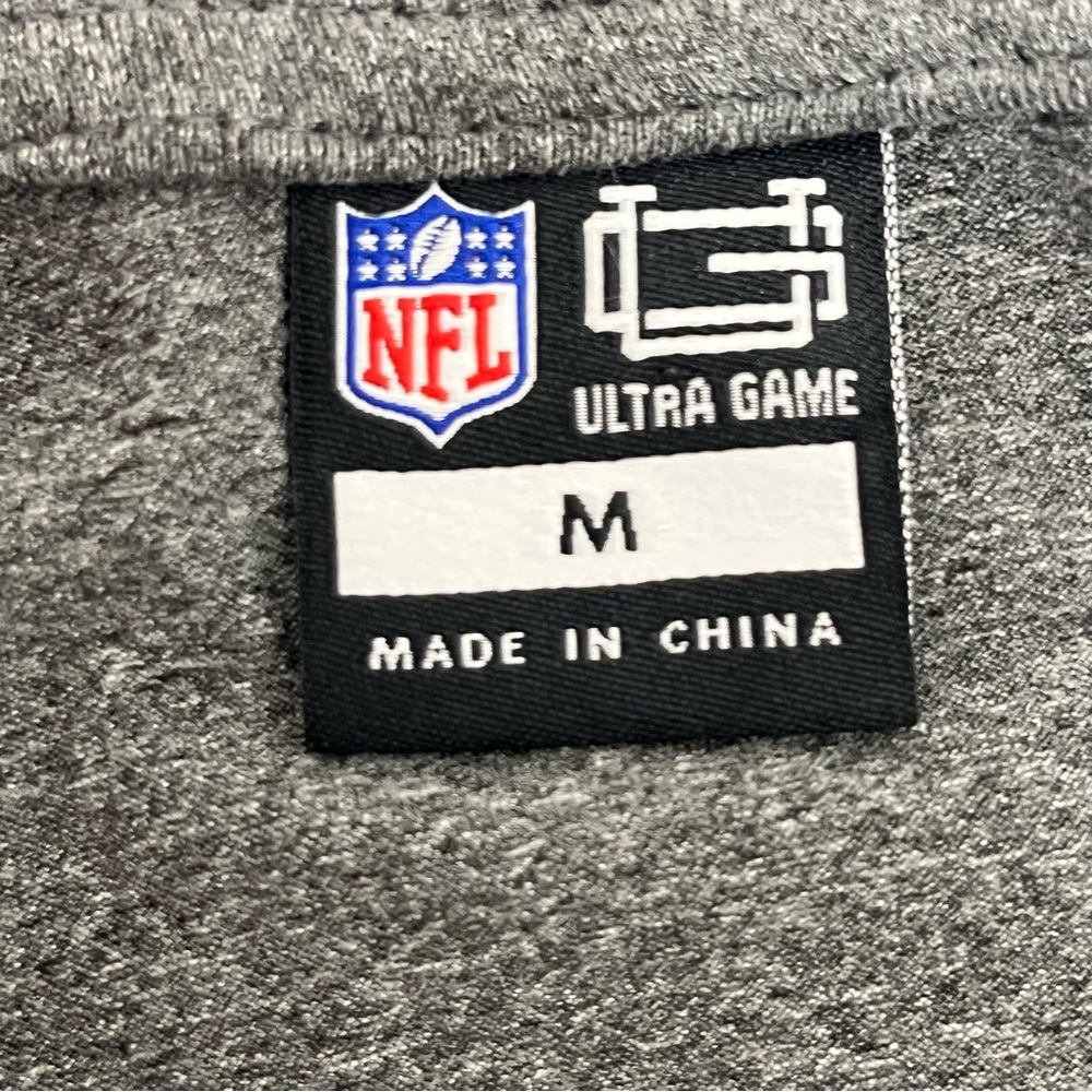 NFL Ultra Game Mens Medium T-Shirt Black Gray Dallas Cowboys Short Sleeve NWT - Picture 3 of 10